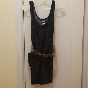 Stretchy tank denim dress